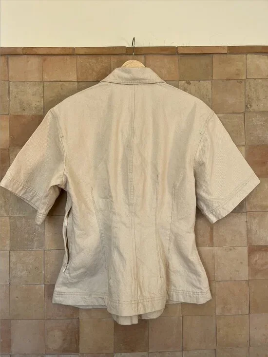 H&M Divided "Defined-Waist Denim Shirt" Size S - Picture 6 of 12